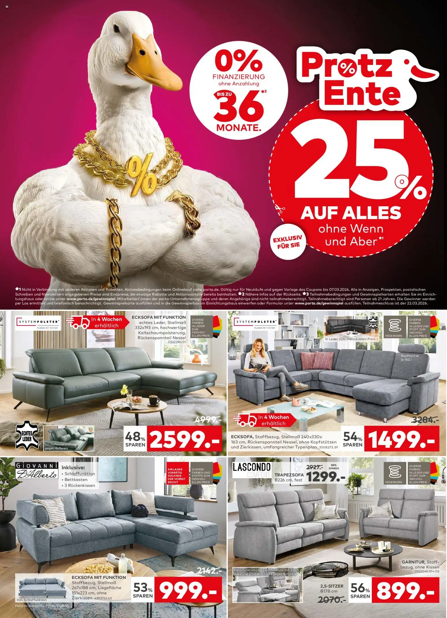 Porta! Prospekt 	 - Seite 2 - gültig ab 01.03.2026
