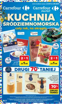 Podgląd Carrefour Gazetka - Kuchnia śródziemnomorska ważny od 21.07.2025