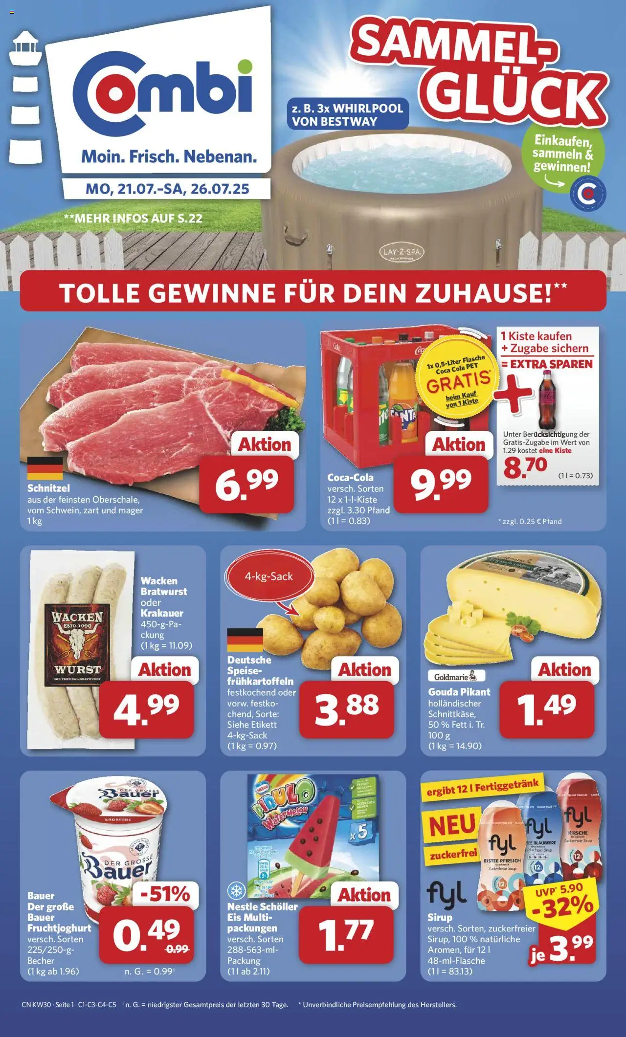 Combi Prospekt 	 - Seite 1 - gültig ab 21.07.2025