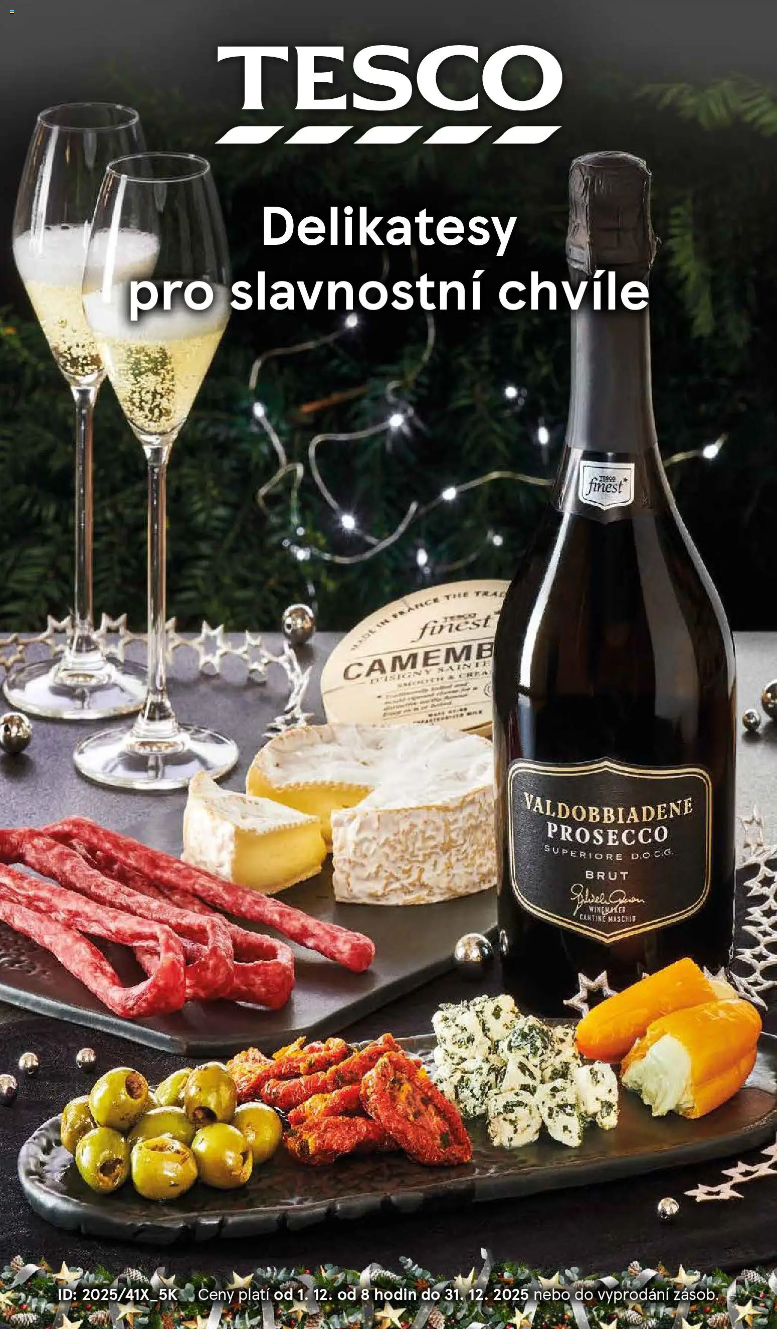 Tesco katalog - Delikatesy - strana 1- platný od 01.12.2025