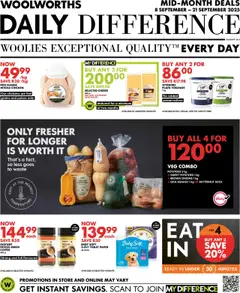 Preview Woolworths Specials valid from 08/09/2025