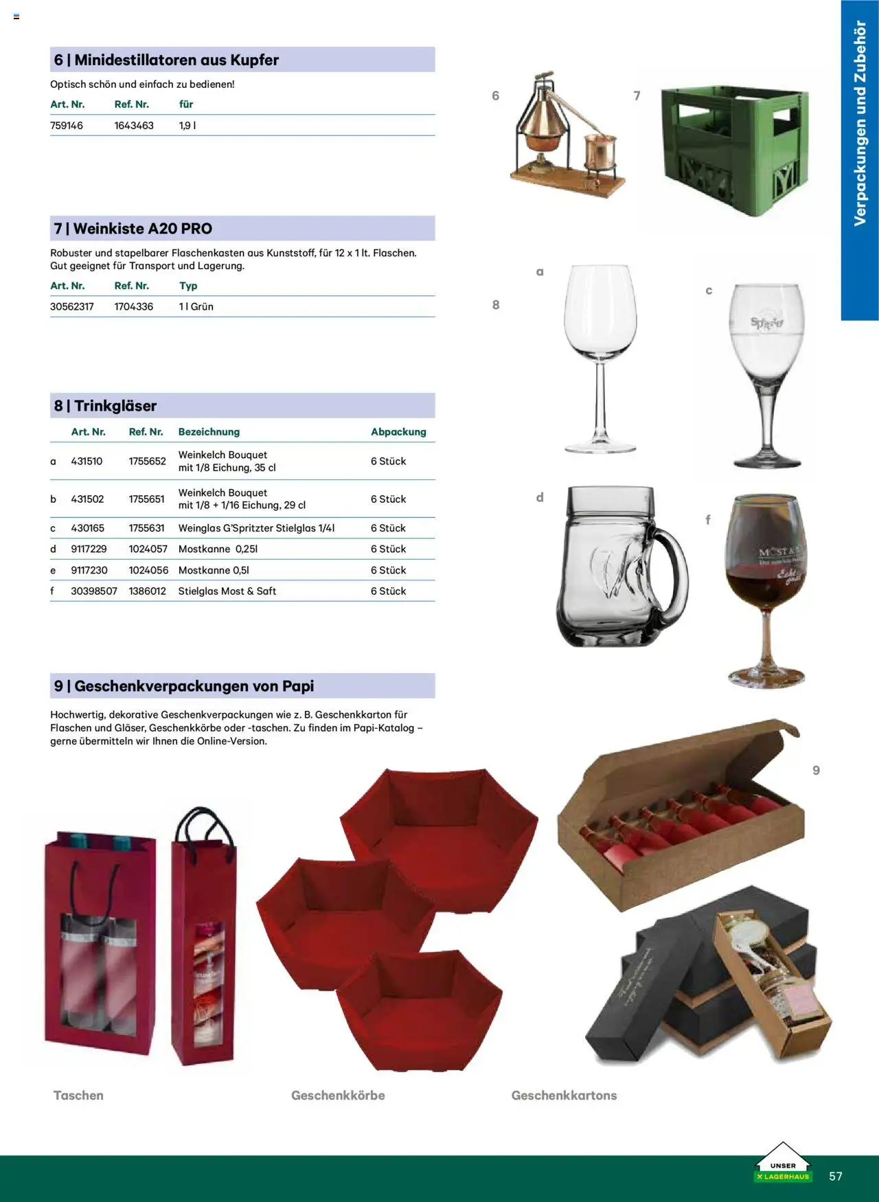 Lagerhaus Katalog Most & Saft - Seite 57- gültig ab 25.06.2025