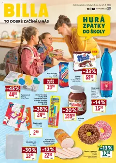 Náhled Billa leták - Zpátky do školy platný od 06.08.2025