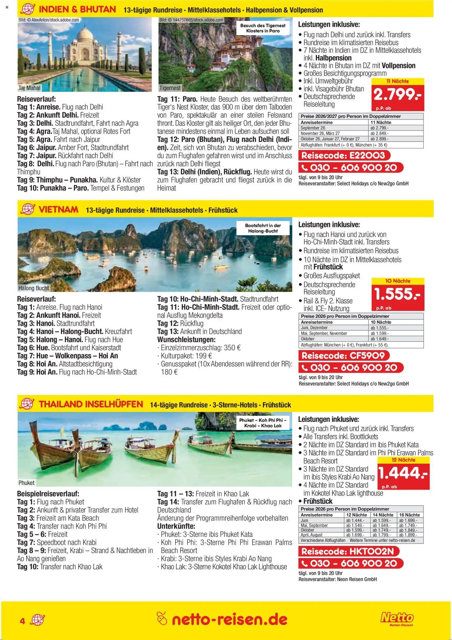 Netto Reisen Prospekt 	 - Seite 4 - gültig ab 26.02.2026