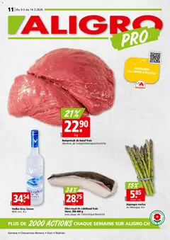Vorschau Aligro aktionen Chavannes, Matran, Genève, Sion gültig ab 09.03.2026