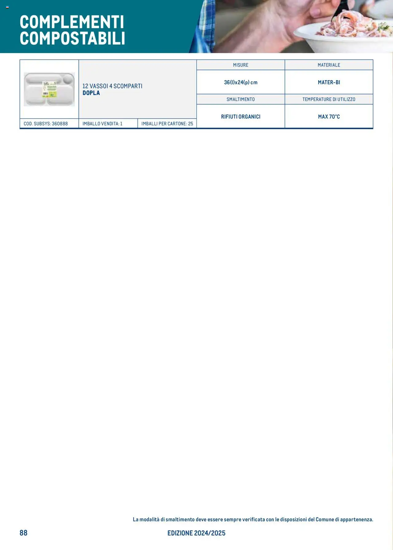 Catalogo Take Away e Monouso 2024 Metro	 - pagina 88 - valido dal 22/07/2024