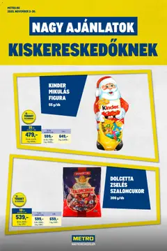 Előnézet Metro - Nagy Ajánlatok Kiskereskedőknek érvényes 2025.11.02.-tól