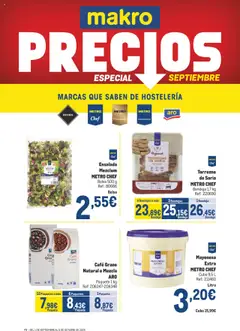Vista previa del folleto Makro - Precios Centro válido desde 01/09/2025