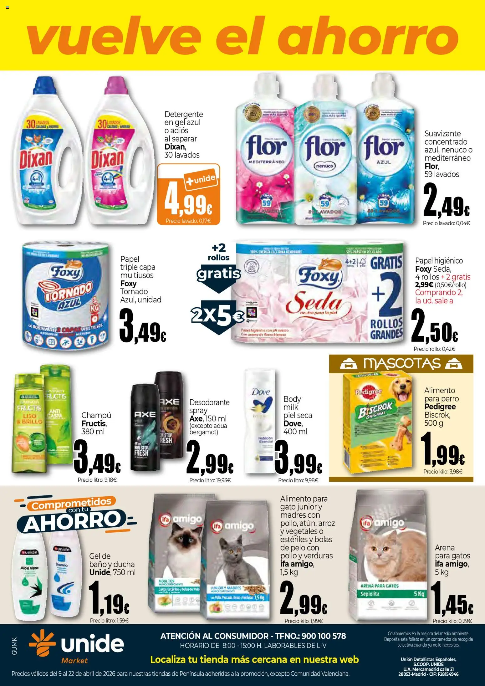 Unide folleto - Página de 8 - Válido desde 09/04/2026