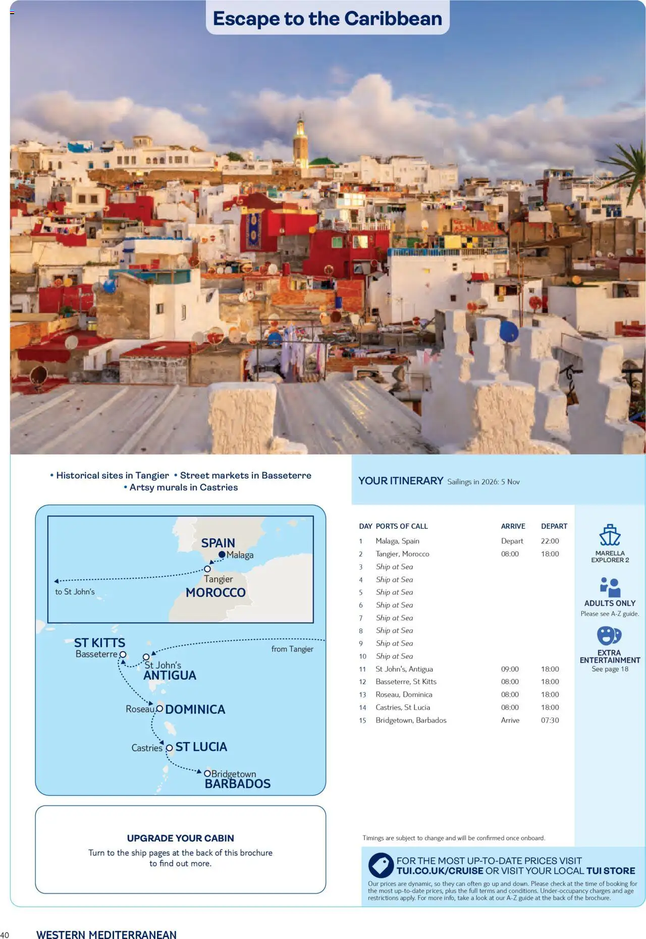 TUI - Marella Cruises NOVEMBER 2025 - APRIL 2027 - page 40- valid from 01/11/2025