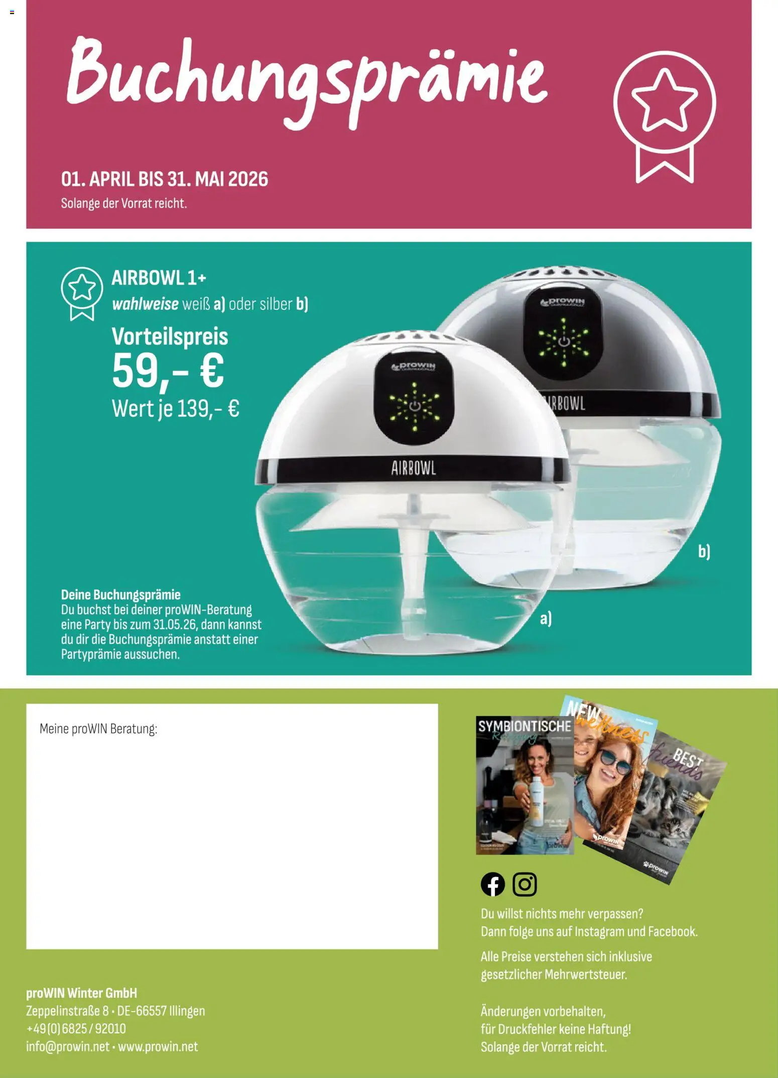Angebote ProWIN April / Mai 2026 - Seite 16 - gültig ab 01.04.2026