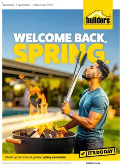 Preview Builders - Welcome Back, Spring valid from 16/09/2025