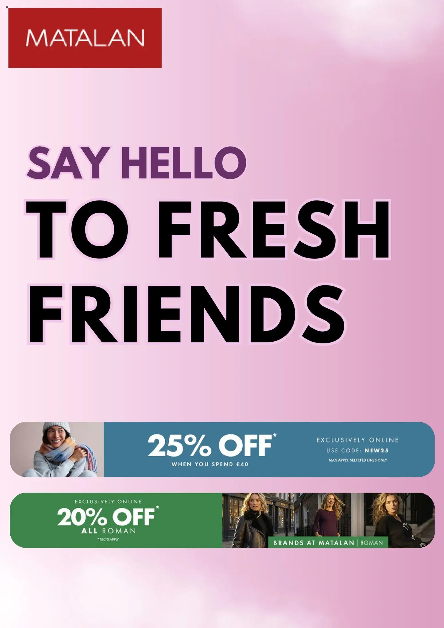 Matalan - Offers - page 1- valid from 11/01/2026