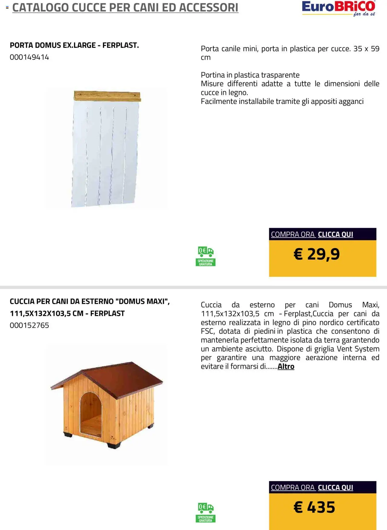 Eurobrico Cucce catalogo - pagina 6 - valido dal 15/07/2025