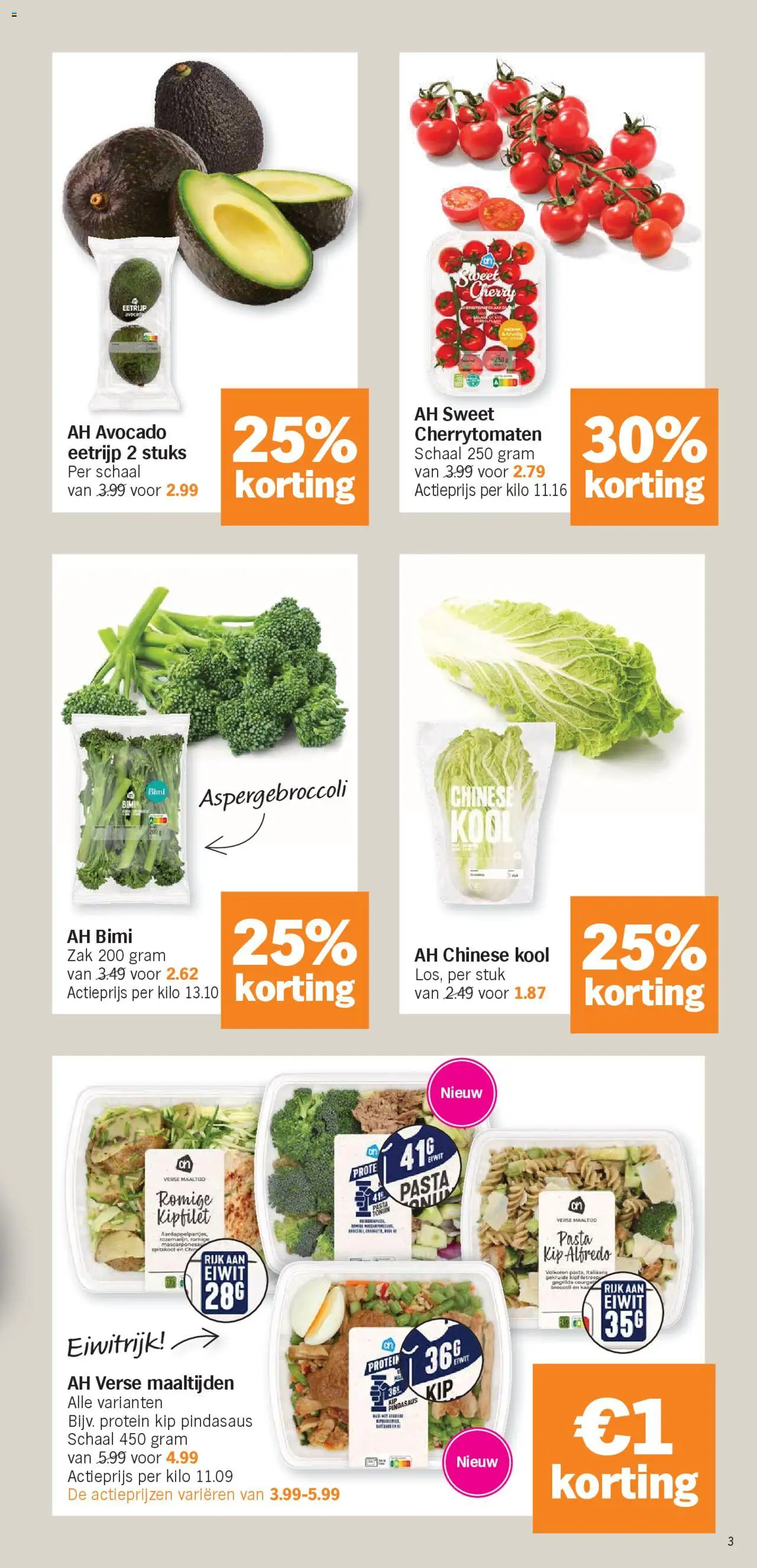 Albert Heijn folder week  / de la semaine 30 - pagina 3- geldig vanaf 21/07/2025