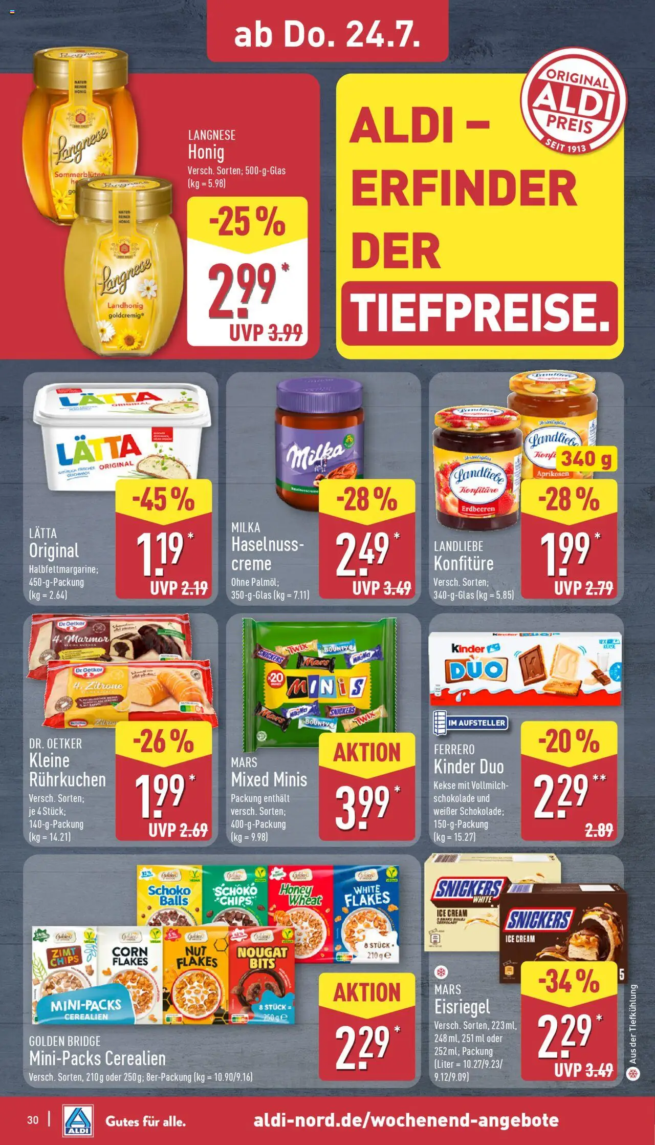 Aldi Prospekt 	 - Seite 30 - gültig ab 21.07.2025