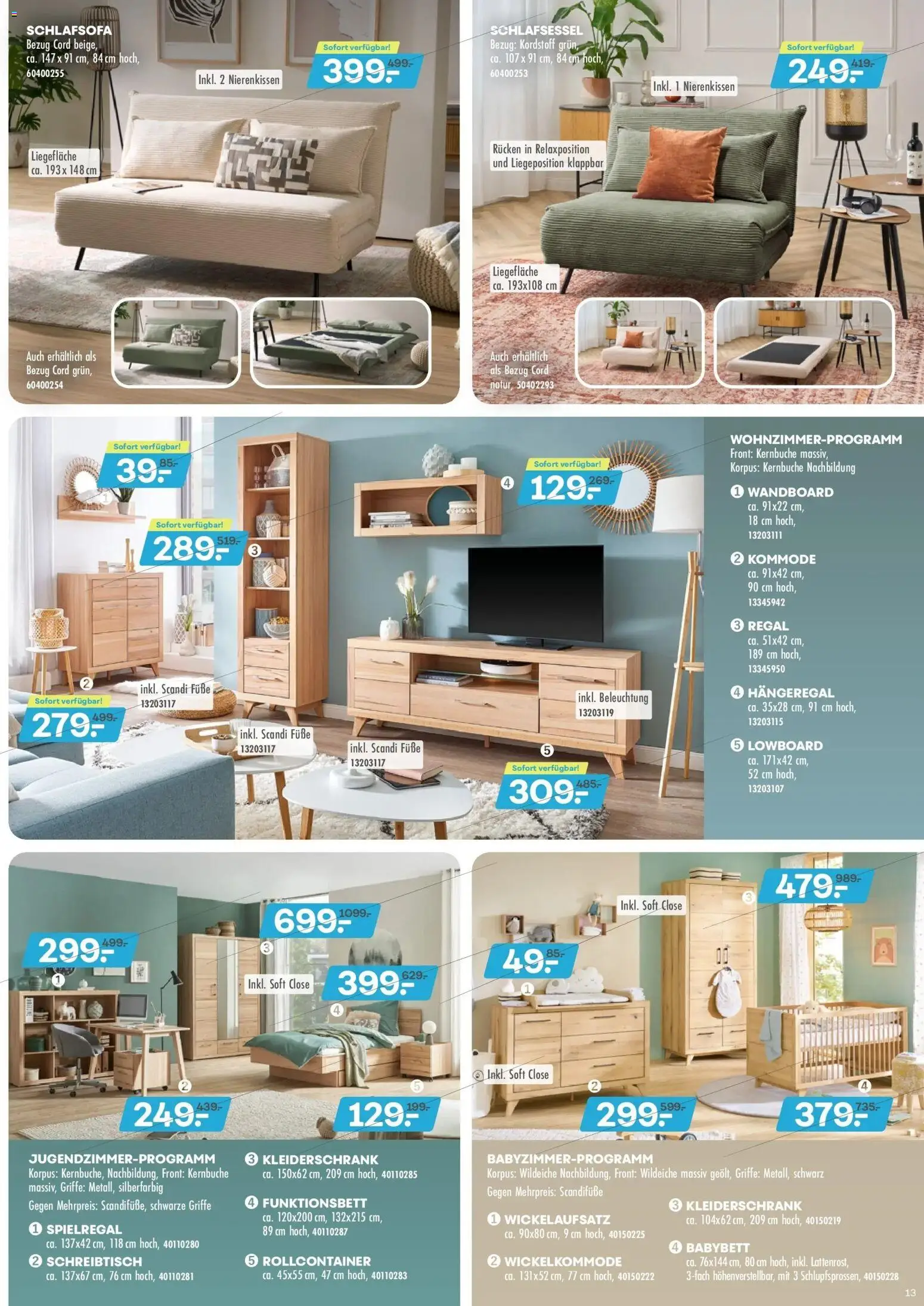 Möbel Kraft Prospekt Wohntrends zum Kraftpreis! - Seite 13 - gültig ab 02.12.2025