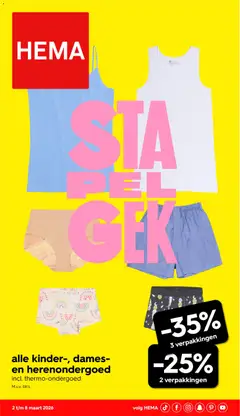 Hema folder / publicité geldig vanaf 02/03/2026