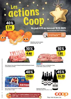 Vorschau Coop - Les actions de la semaine gültig ab 04.12.2025