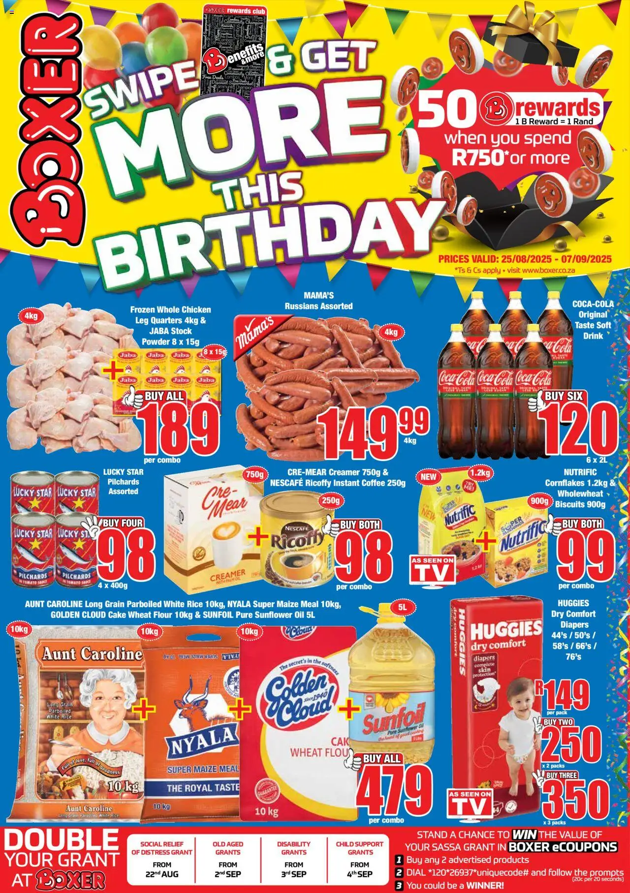 Boxer Specials - page 1- valid from 25/08/2025