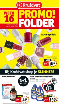 Kruidvat folder week 16 geldig vanaf 14/04/2026
