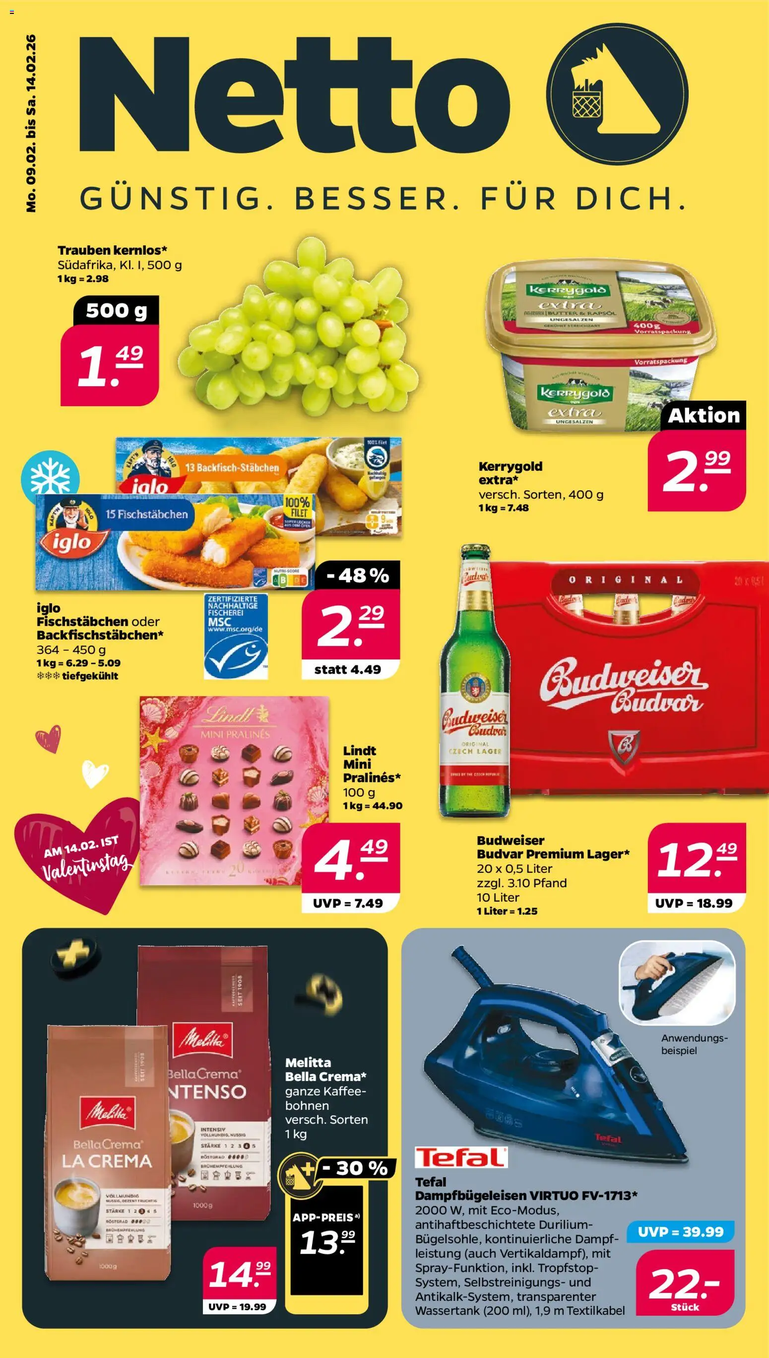 Netto Prospekt 	 - Seite 1 - gültig ab 09.02.2026