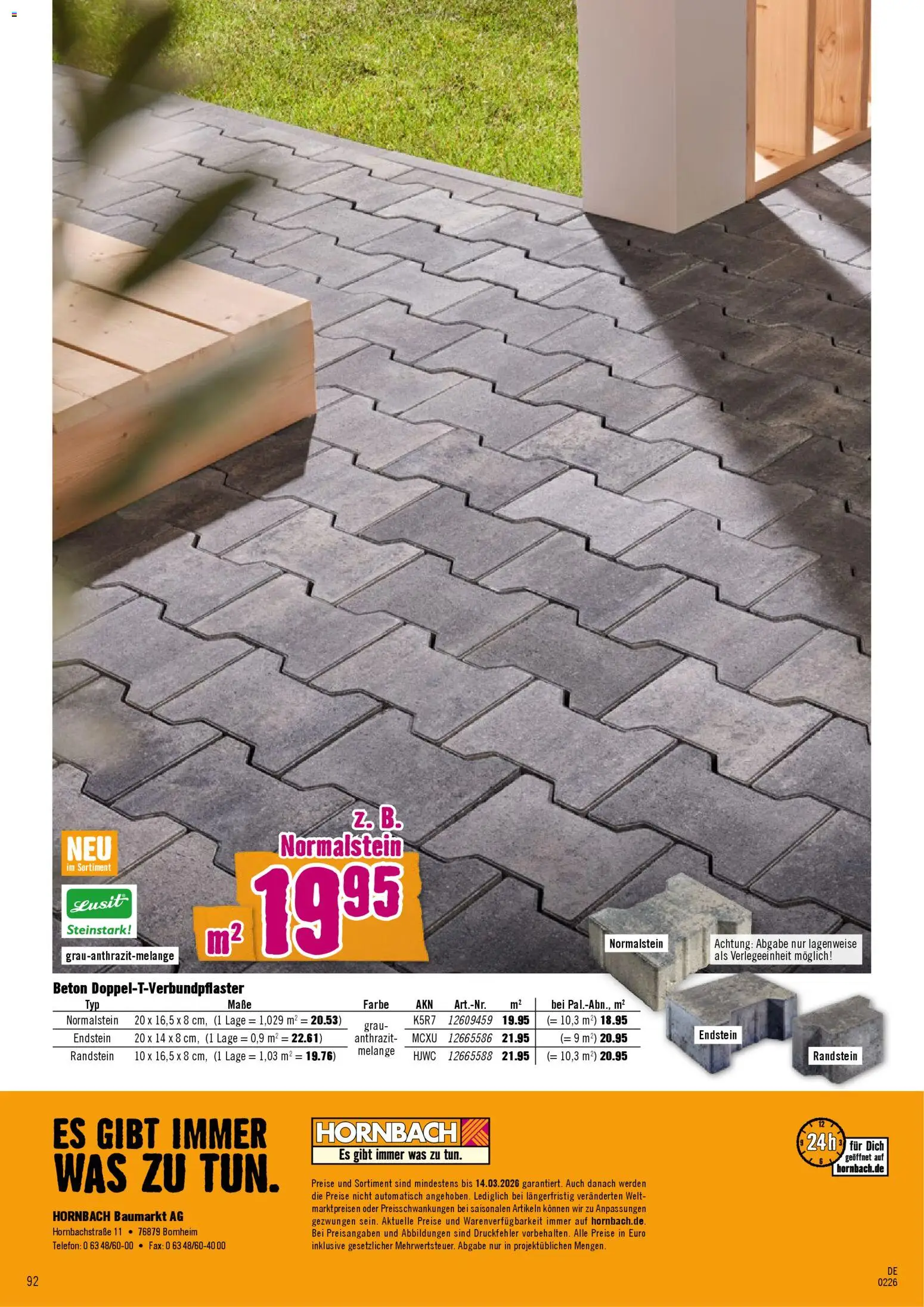 Hornbach Garten- & Terrassengestaltung - Seite 92 - gültig ab 12.02.2026