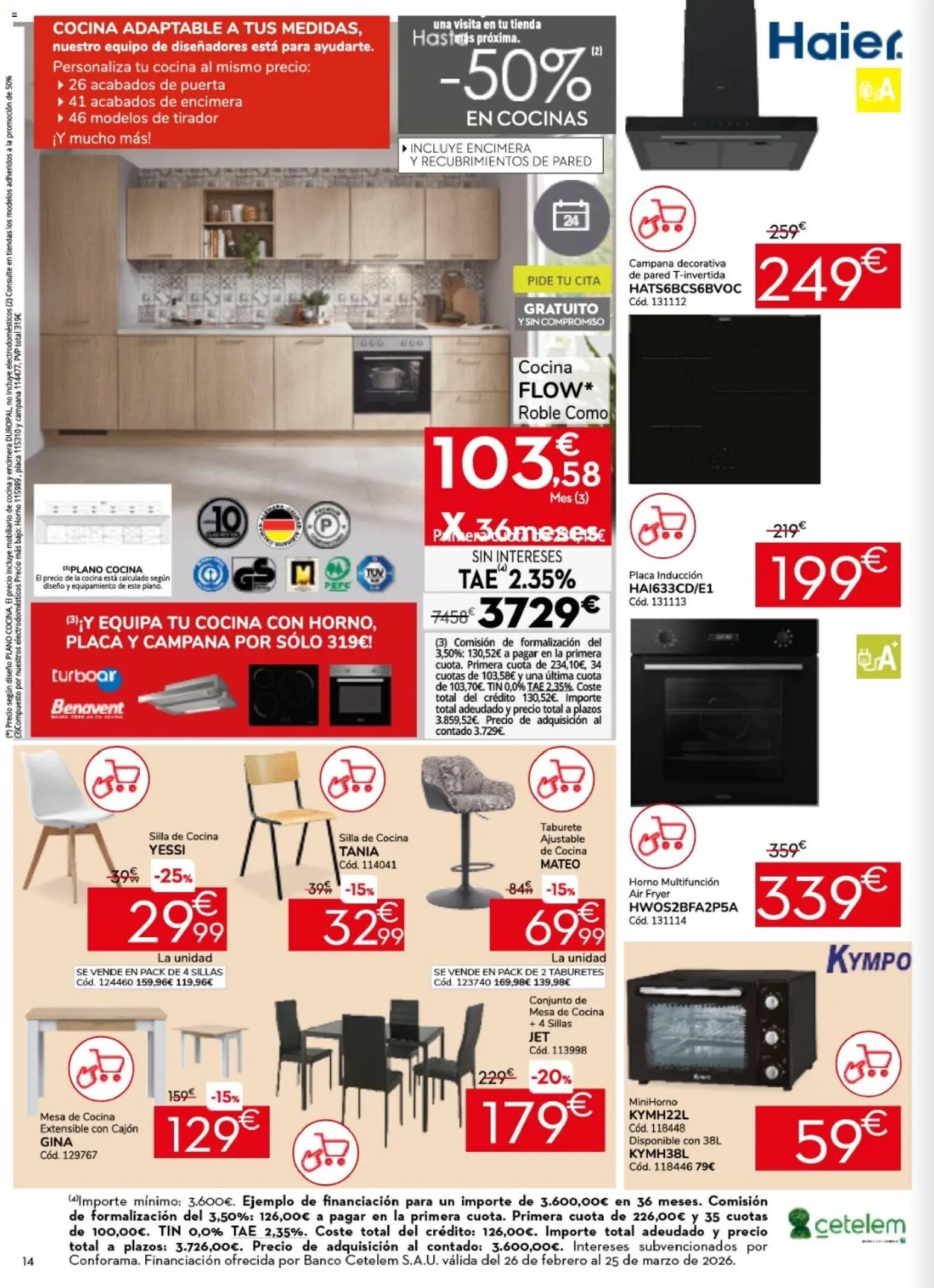 Conforama folleto - Página de 14 - Válido desde 26/02/2026