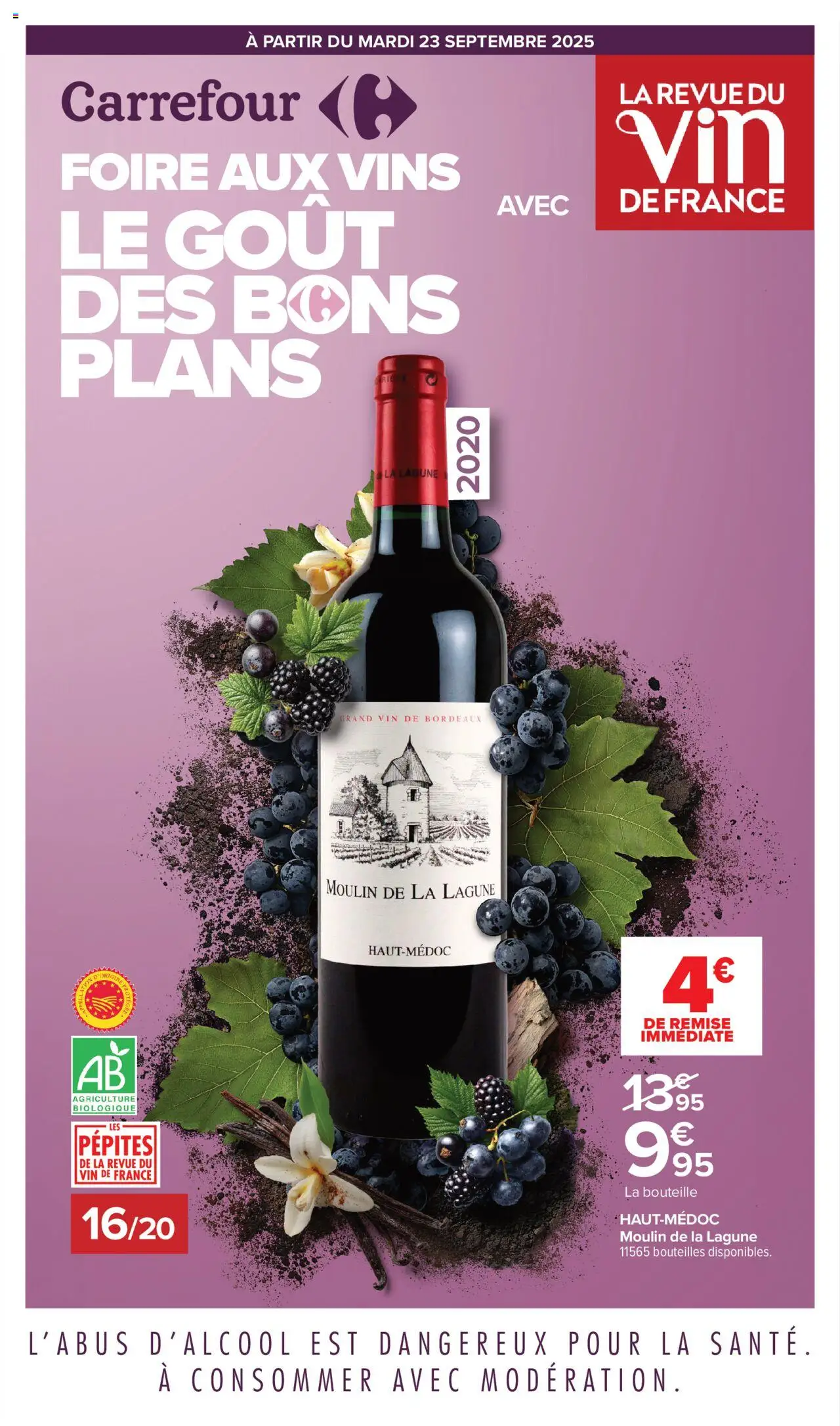 Carrefour Catalogue: Foire aux vins d'automne - page 1 - valable à partir du 23/09/2025