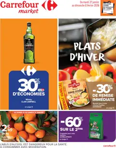 Aperçu Carrefour Market Plats d'hiver  valable à partir du 27/01/2026