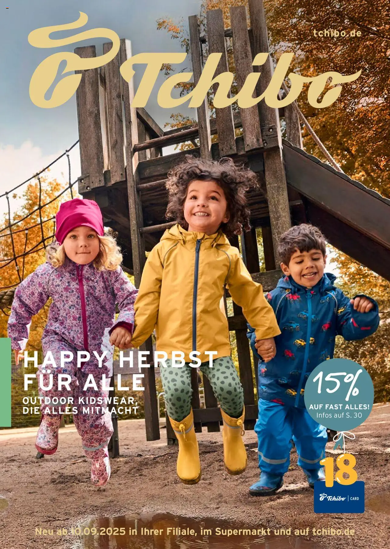 Prospekt Tchibo Happy Herbst für alle - Seite 1 - gültig ab 10.09.2025