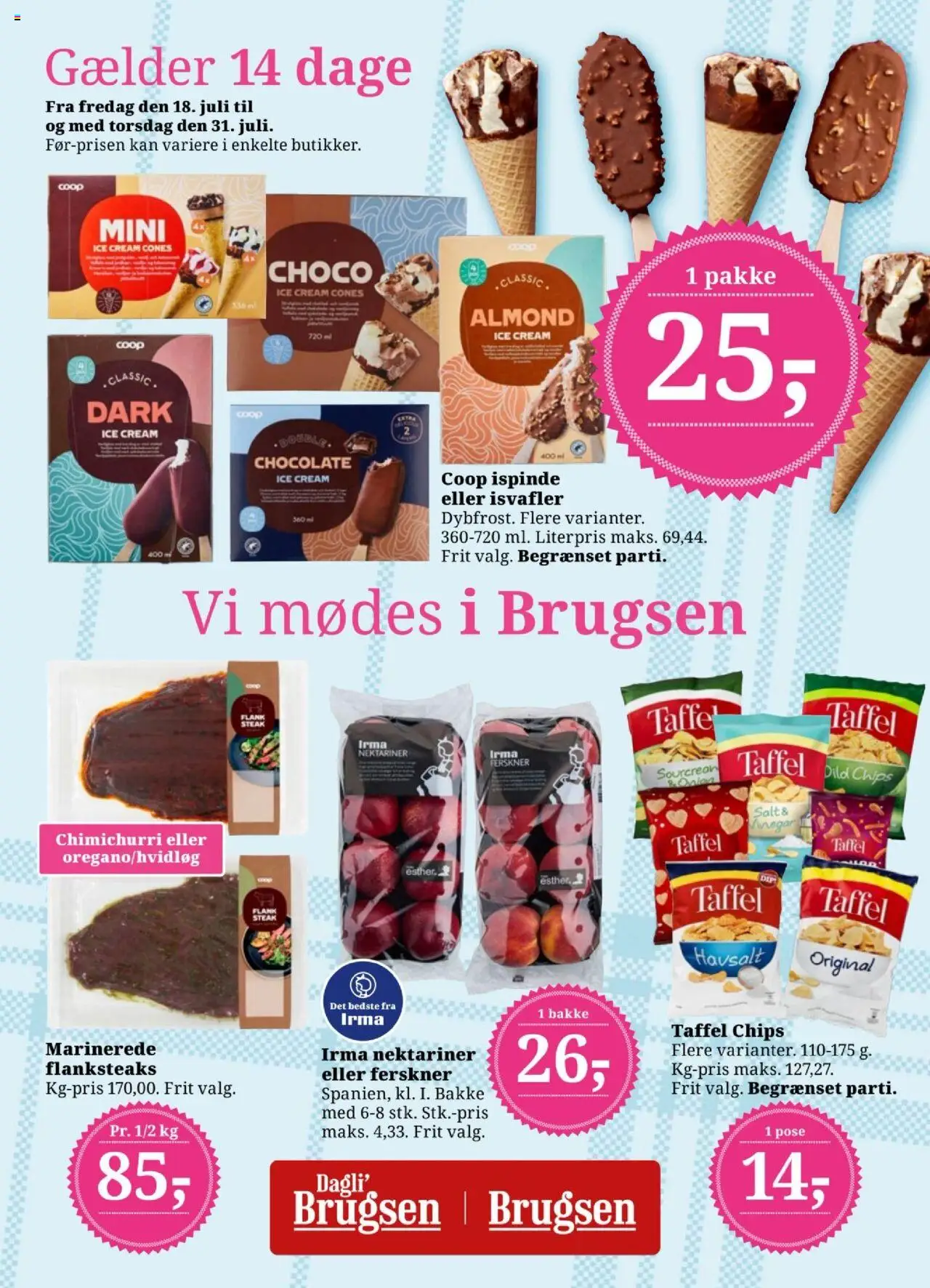 Dagli'Brugsen - Tilbudsavis - side 1- gyldig fra 18/07/2025