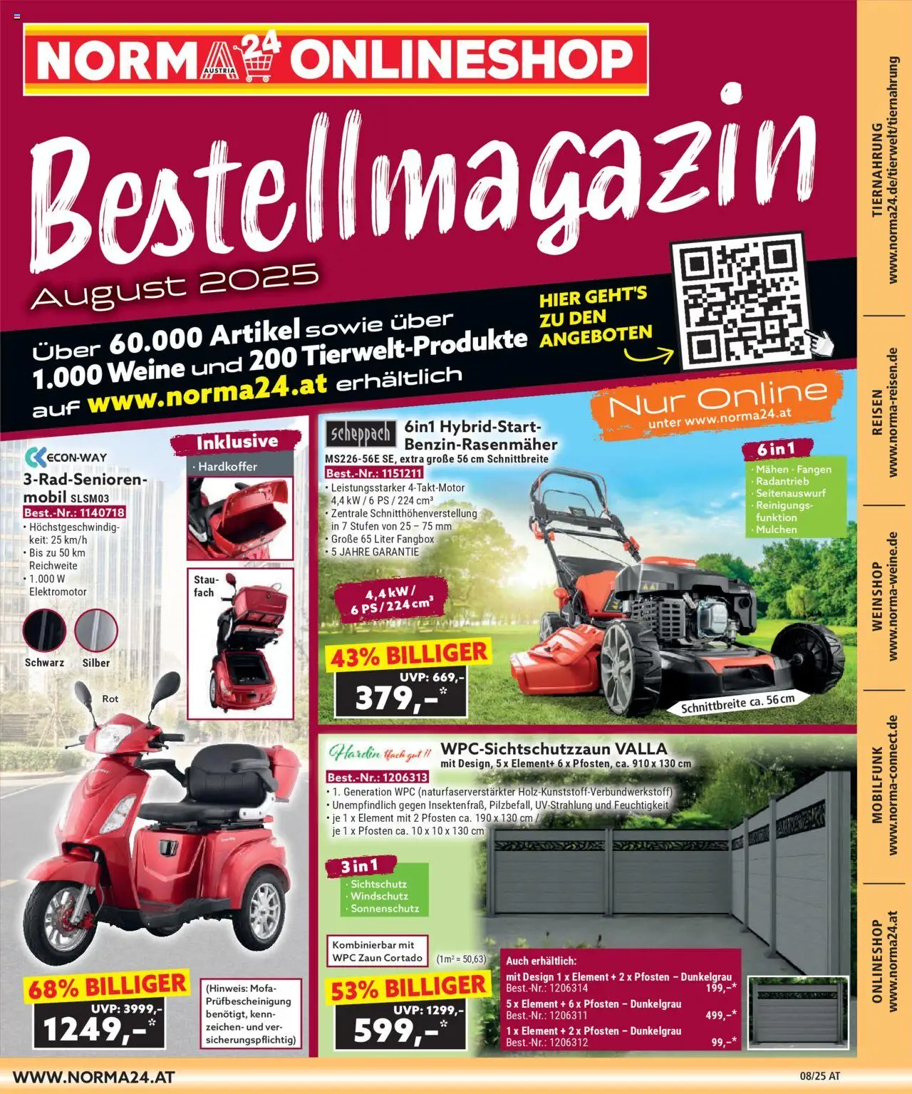 Norma - Bestellmagazin - Seite 1- gültig ab 01.08.2025