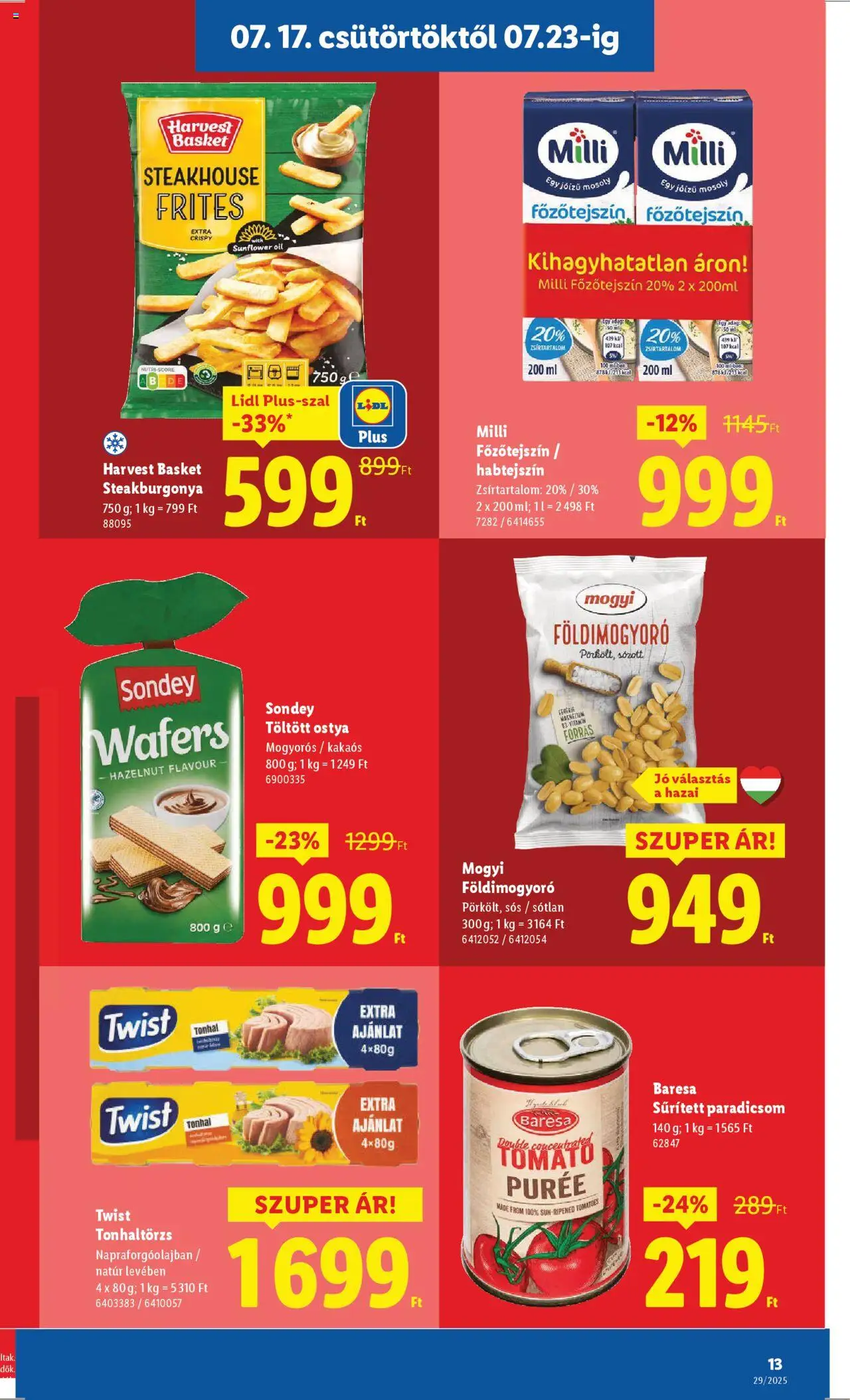Lidl Akciós újság - 13oldal - érvényes 2025.07.17.-tól