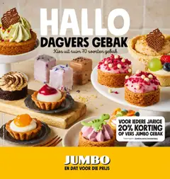 Jumbo - Hallo dagvers gebak geldig vanaf 01-09-2025