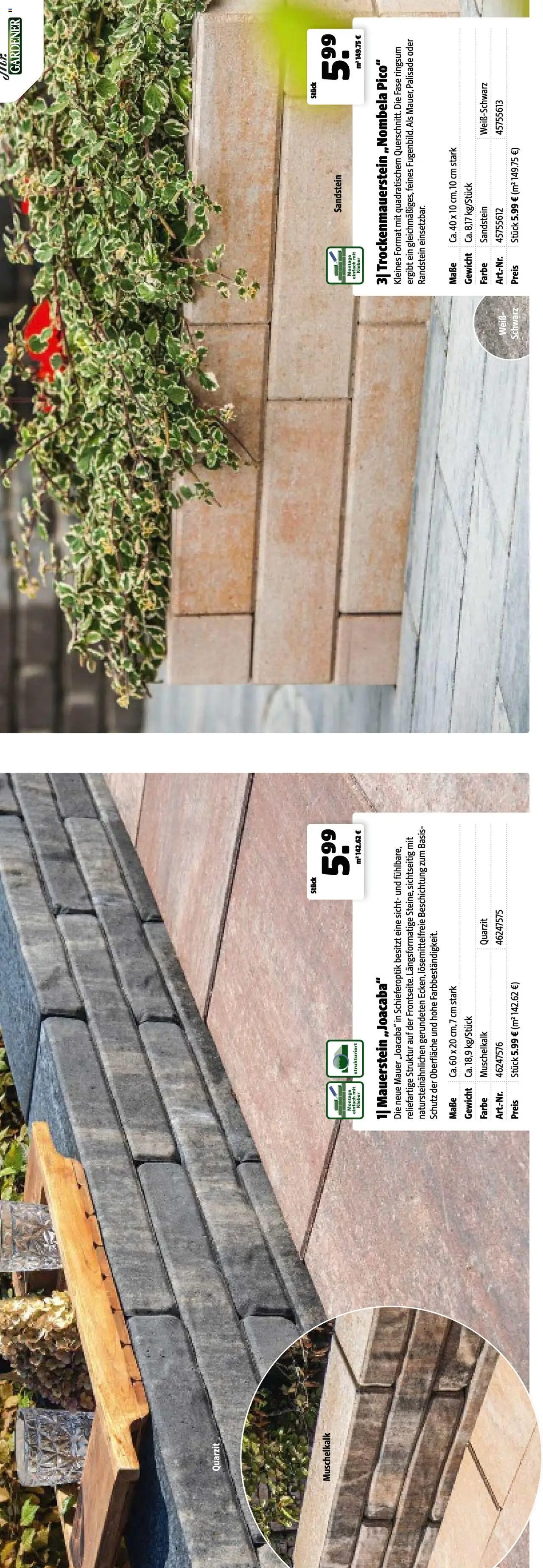 Hagebau Katalog Gartenbaustoffe - Seite 82 - gültig ab 02.03.2025