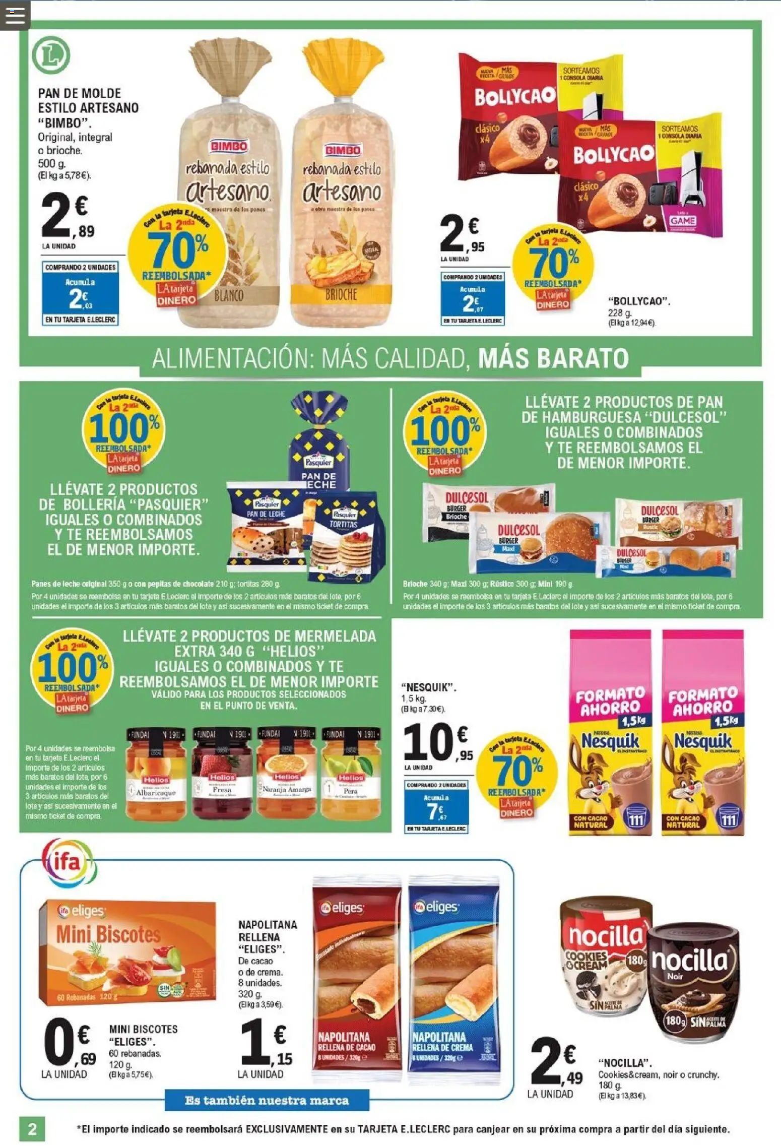 E.Leclerc folleto - Página de 2 - Válido desde 22/04/2026