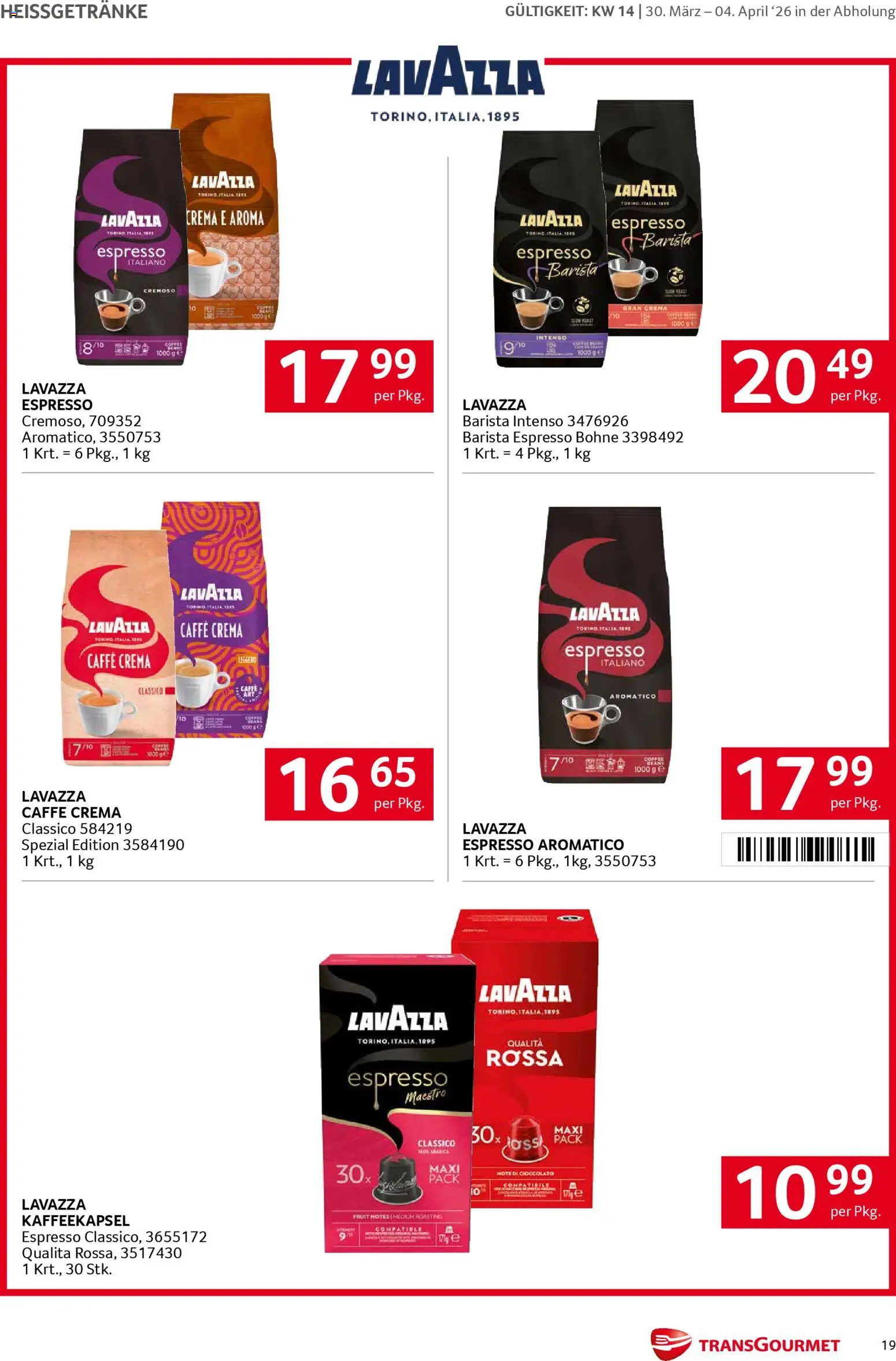 Transgourmet Flugblatt - page 18- valid from 30.03.2026