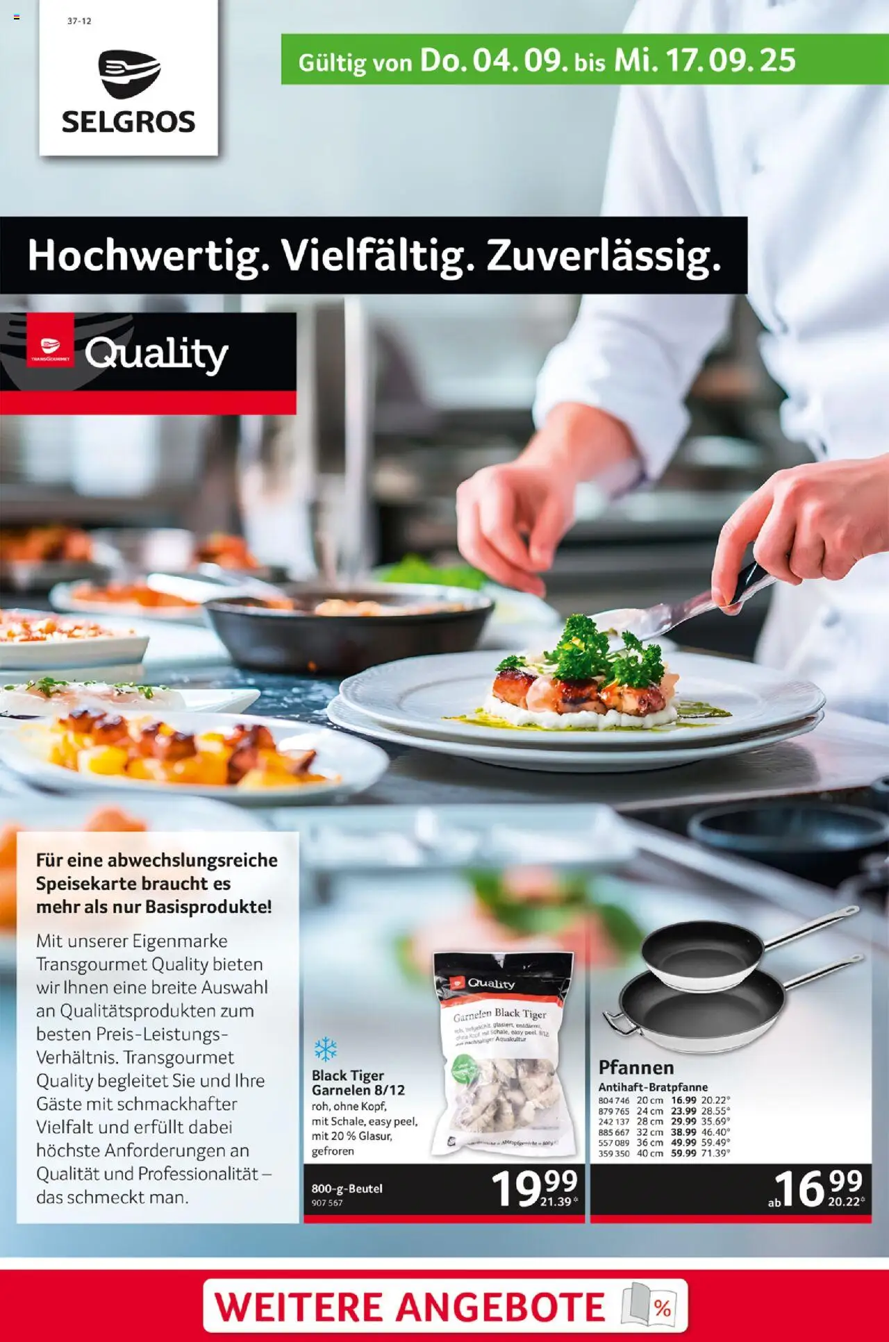 Selgros Gastro  - Seite 1 - gültig ab 04.09.2025