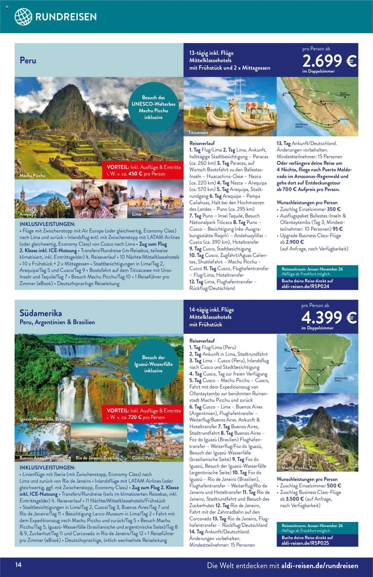 Aldi Reisen Reise-Highlights - Seite 14 - gültig ab 01.07.2025