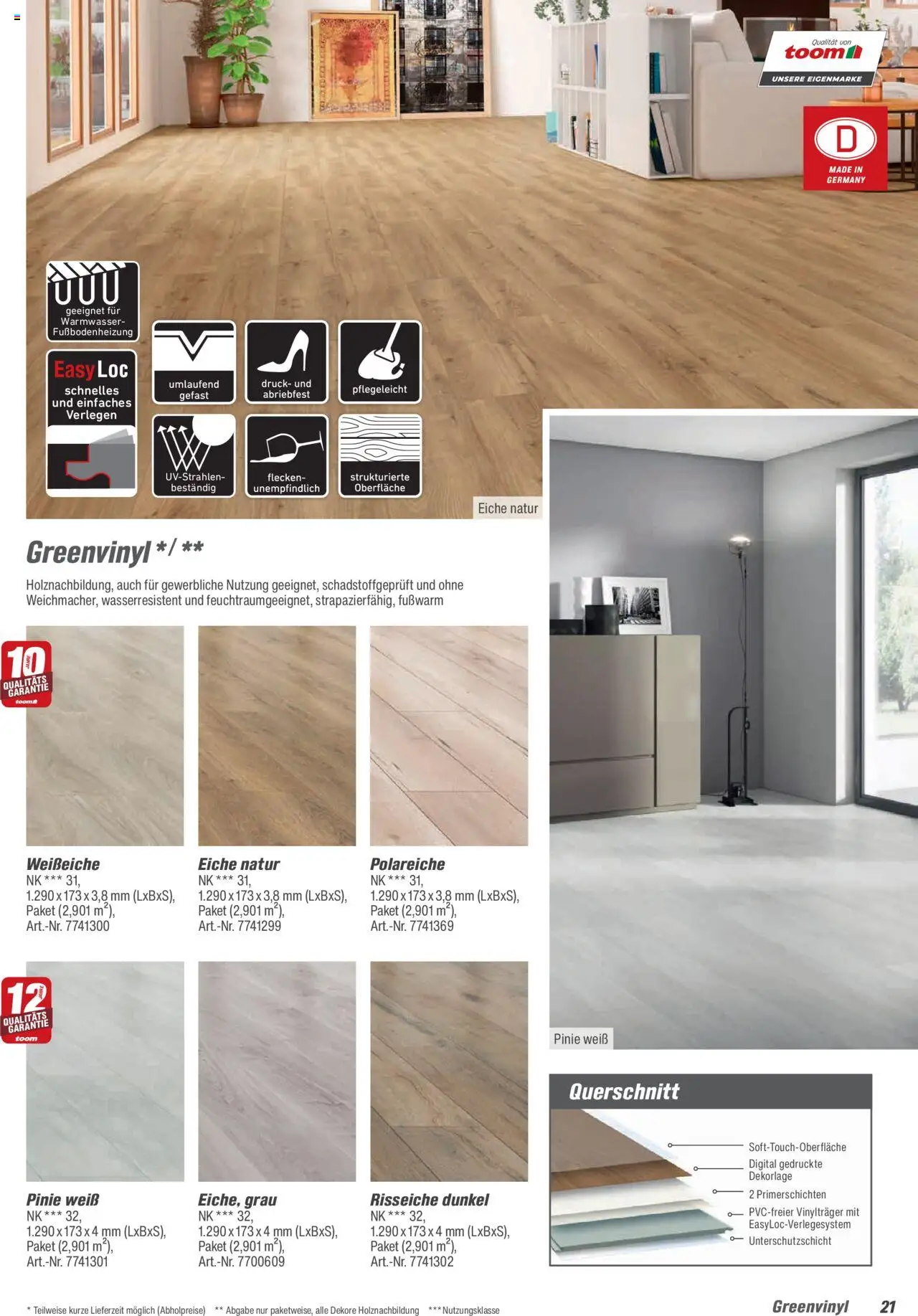 Toom Baumarkt Bodenbeläge & Zubehör 2025 - Seite 21 - gültig ab 21.08.2025