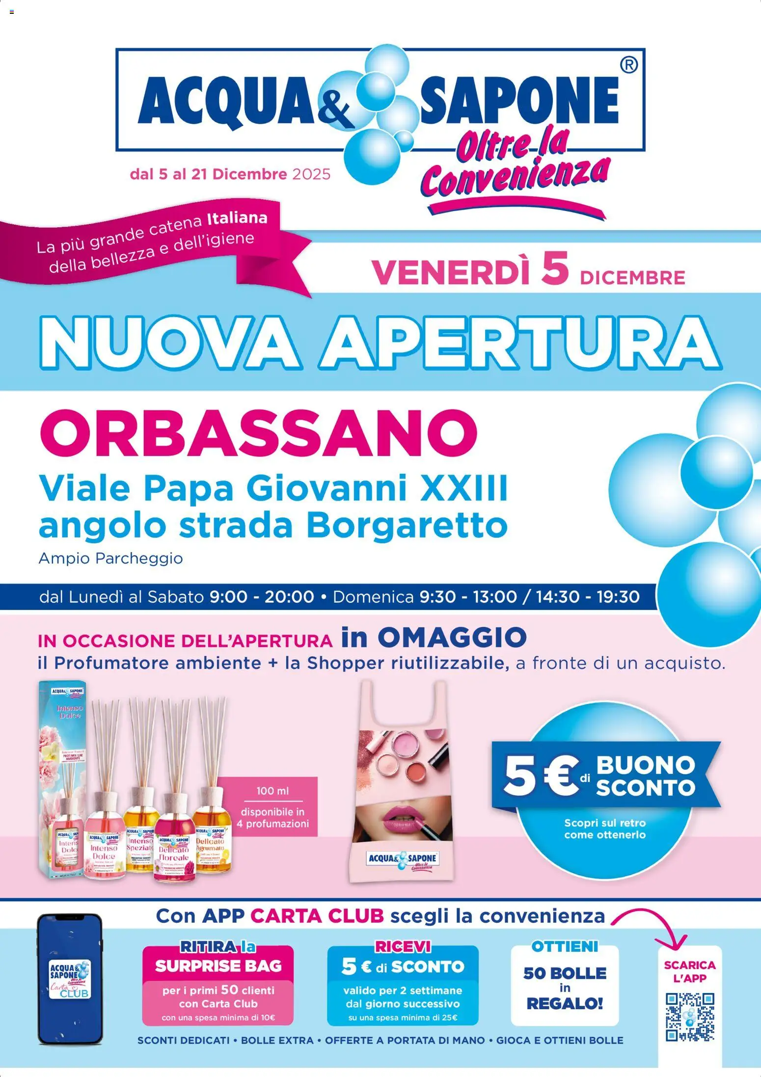 Acqua e Sapone Nuova Apertura - Orbassano catalogo - pagina 1 - valido dal 05/12/2025