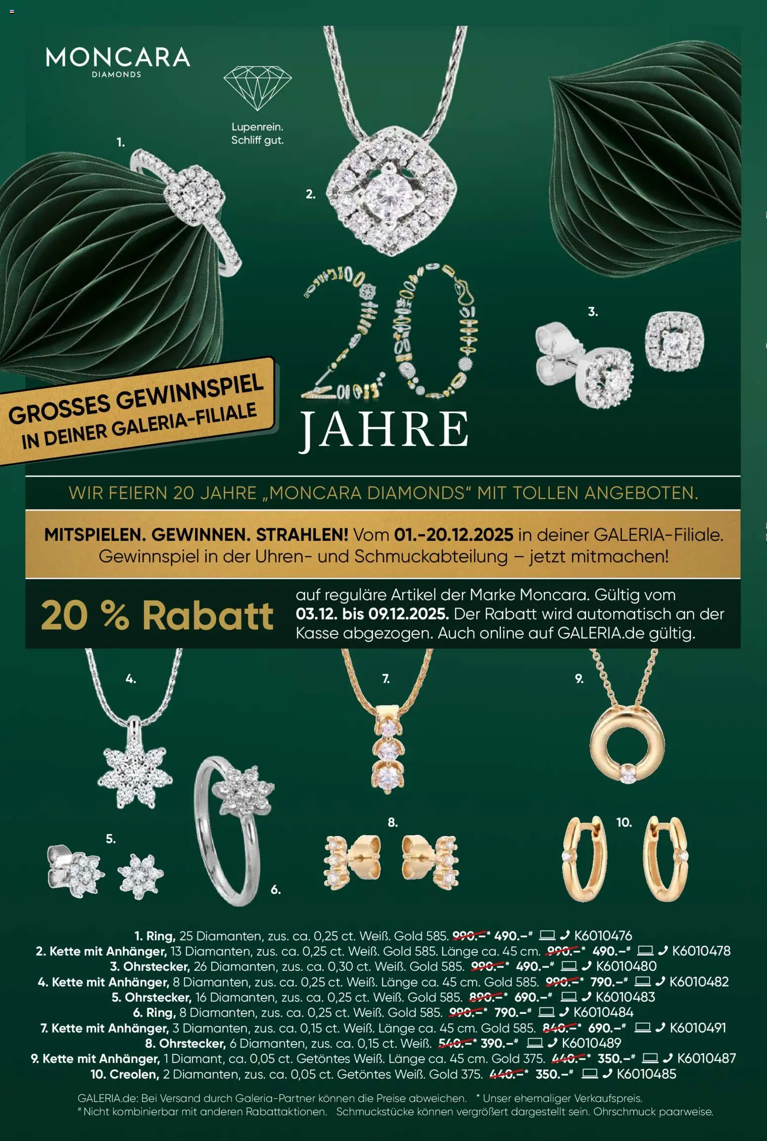 Galeria Karstadt Kaufhof Prospekt 	 - Seite 2 - gültig ab 03.12.2025