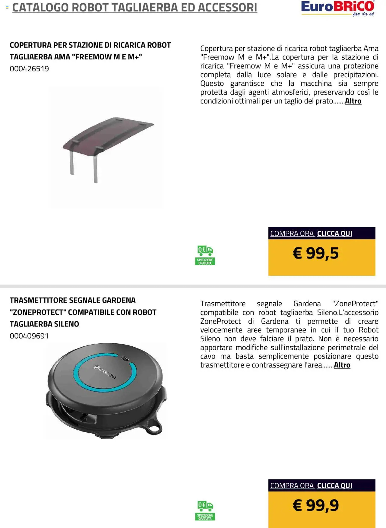 Eurobrico Robot Tagliaerba ed Accessori catalogo - pagina 16 - valido dal 23/07/2025