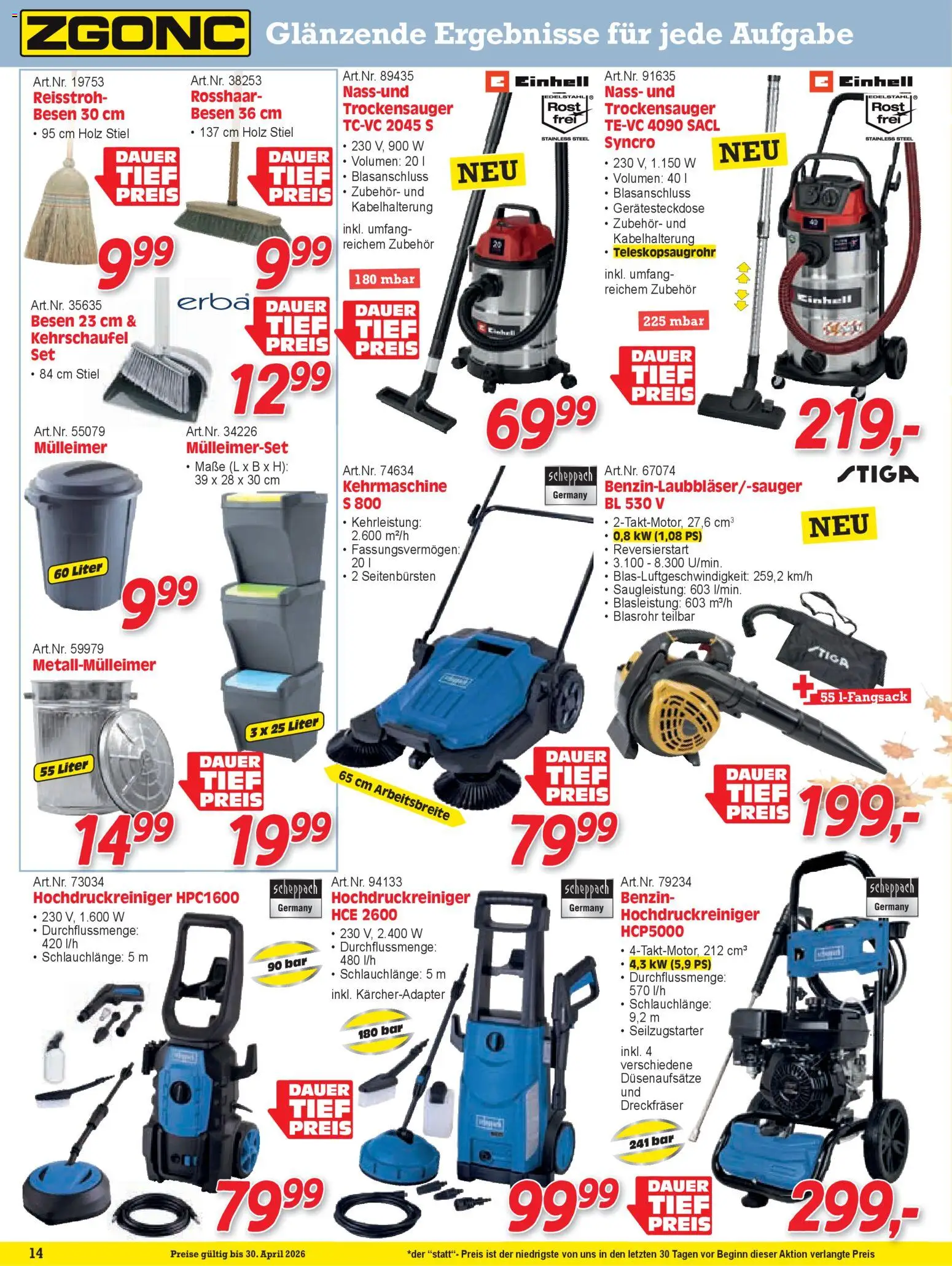  Zgonc Flugblatt April II 2026 - page 14- valid from 14.04.2026