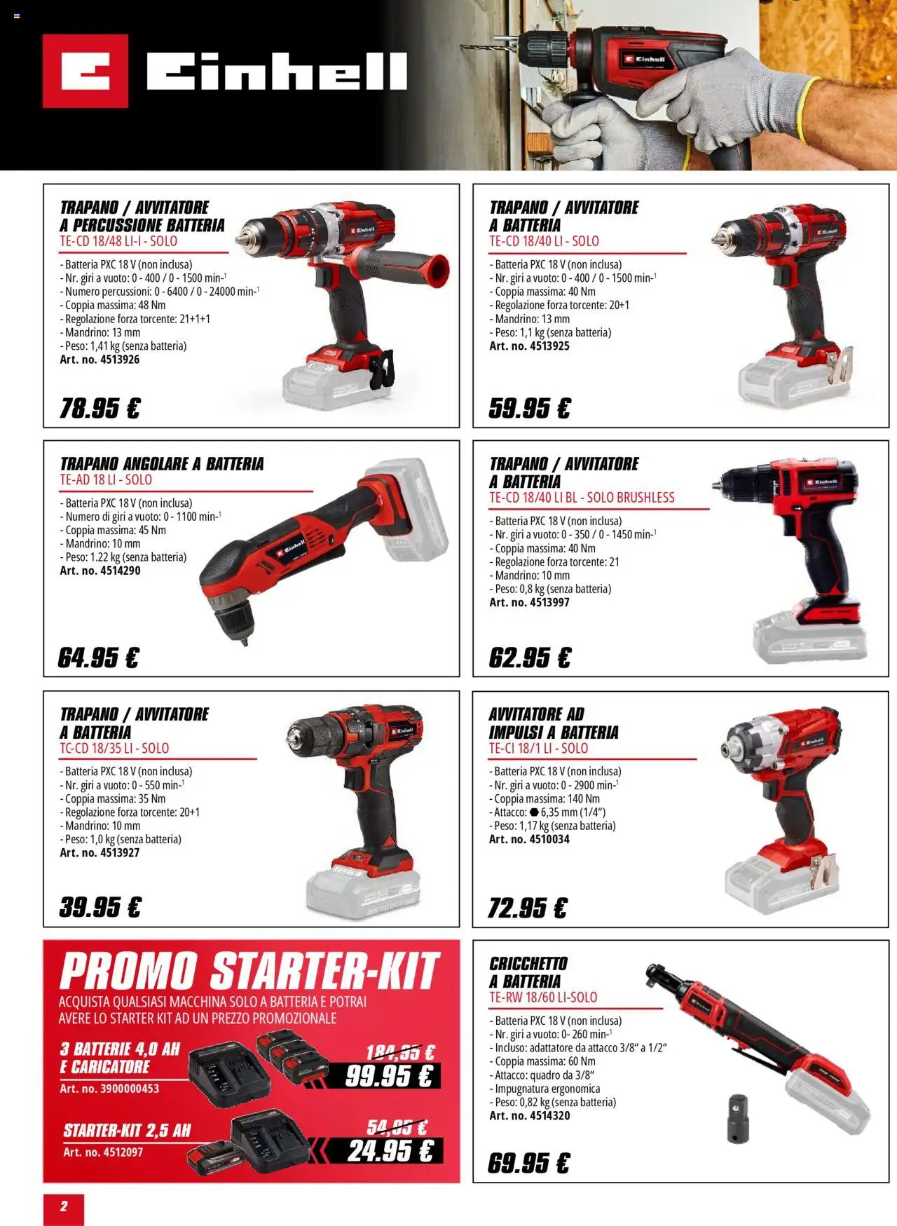Volantino Einhell	 - pagina 2 - valido dal 01/10/2025