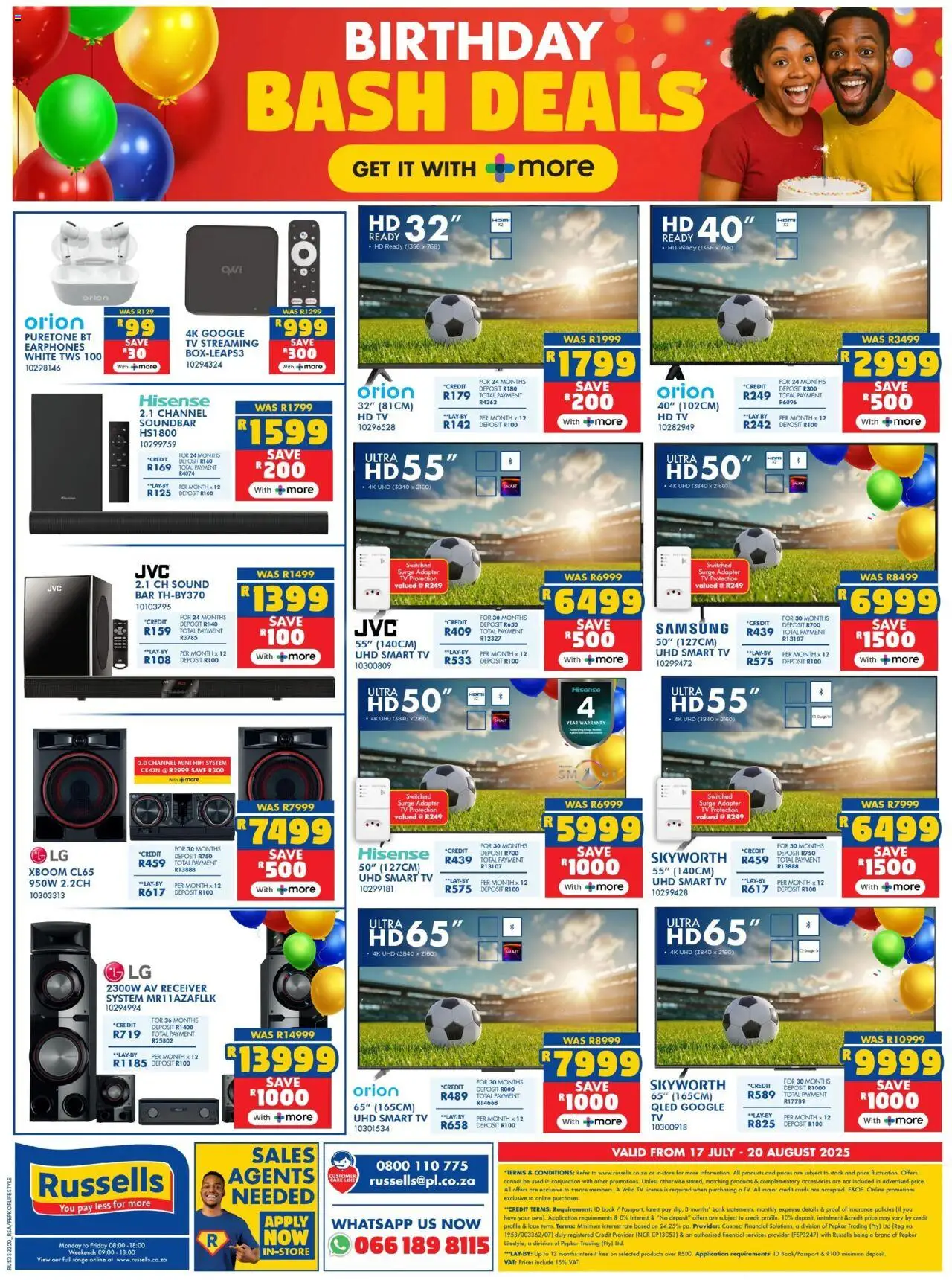 Russells Specials - page 16- valid from 17/07/2025