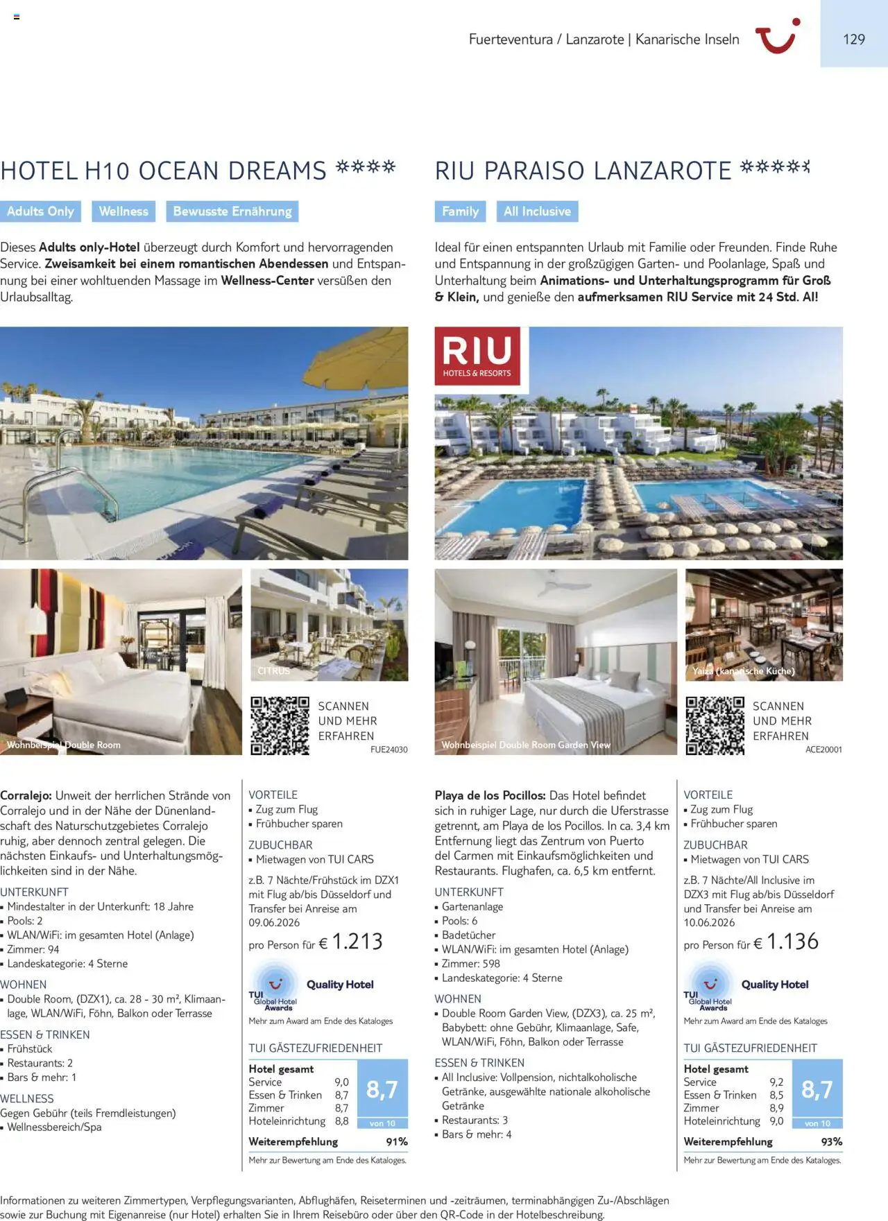 TUI Prospekt Kanaren, Kapverden & Senegal 2025/26	  - Seite 129 - gültig ab 01.11.2025