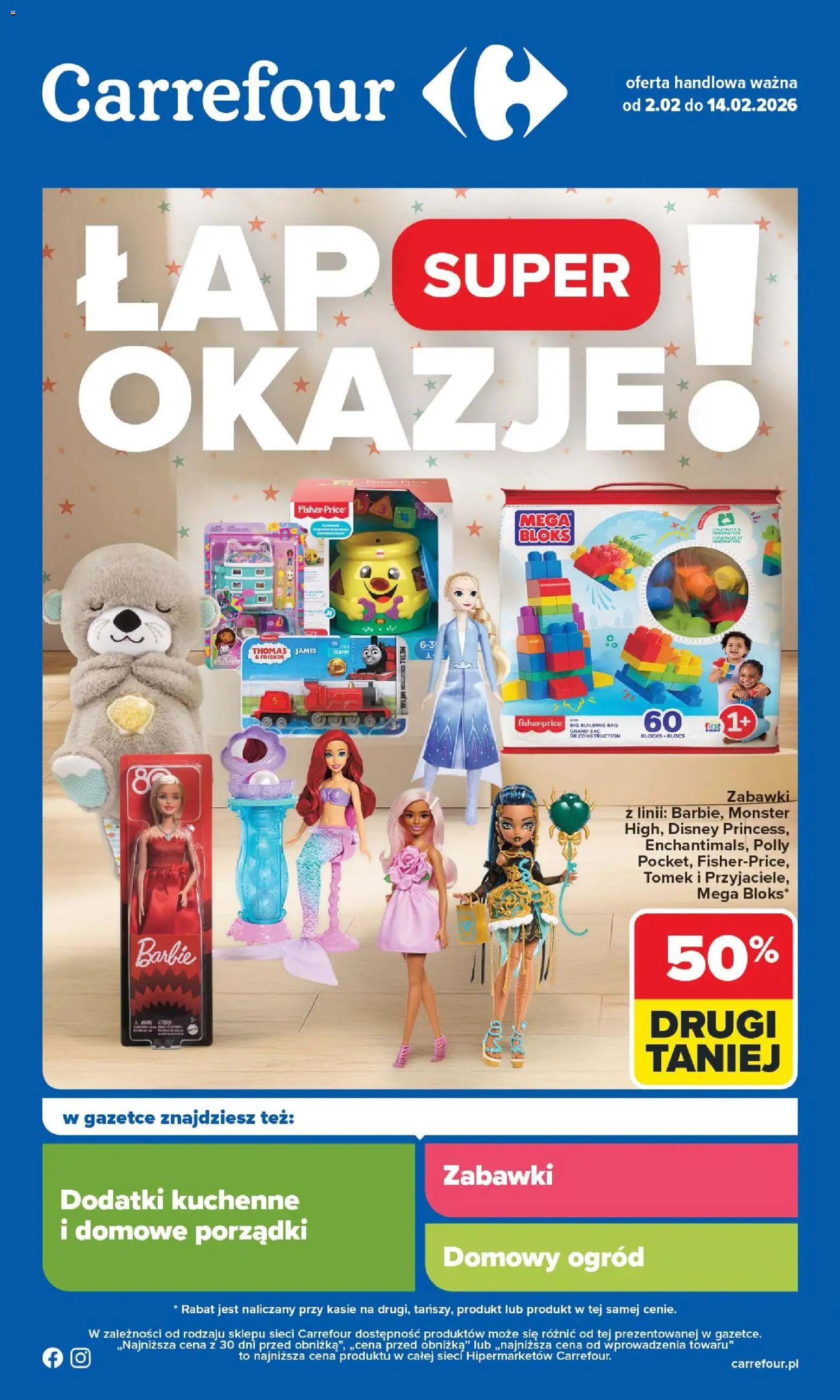 Carrefour Gazetka - Łap super okazje - strona 1- ważny od 02.02.2026