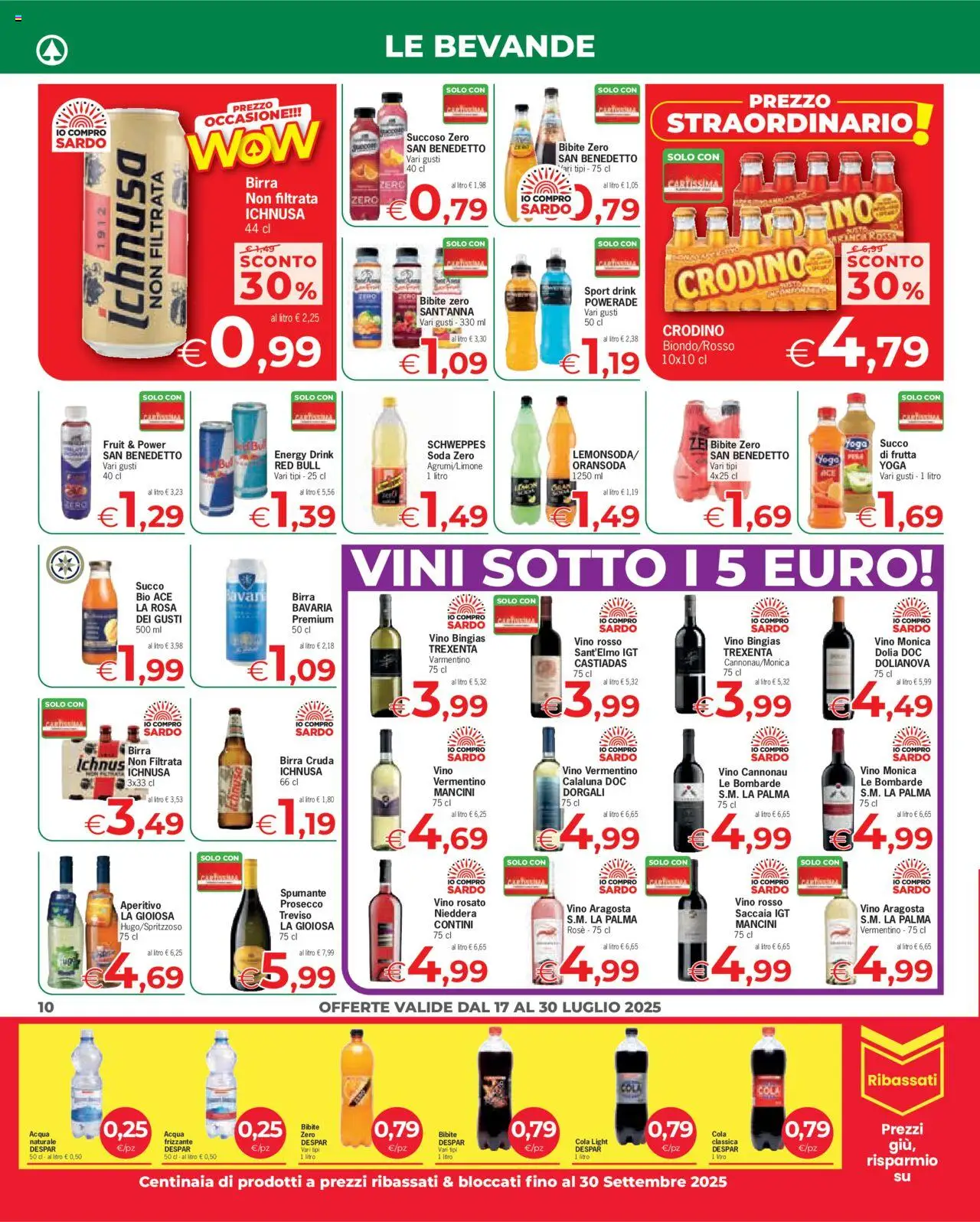 Despar Sardegna catalogo - pagina 10 - valido dal 17/07/2025